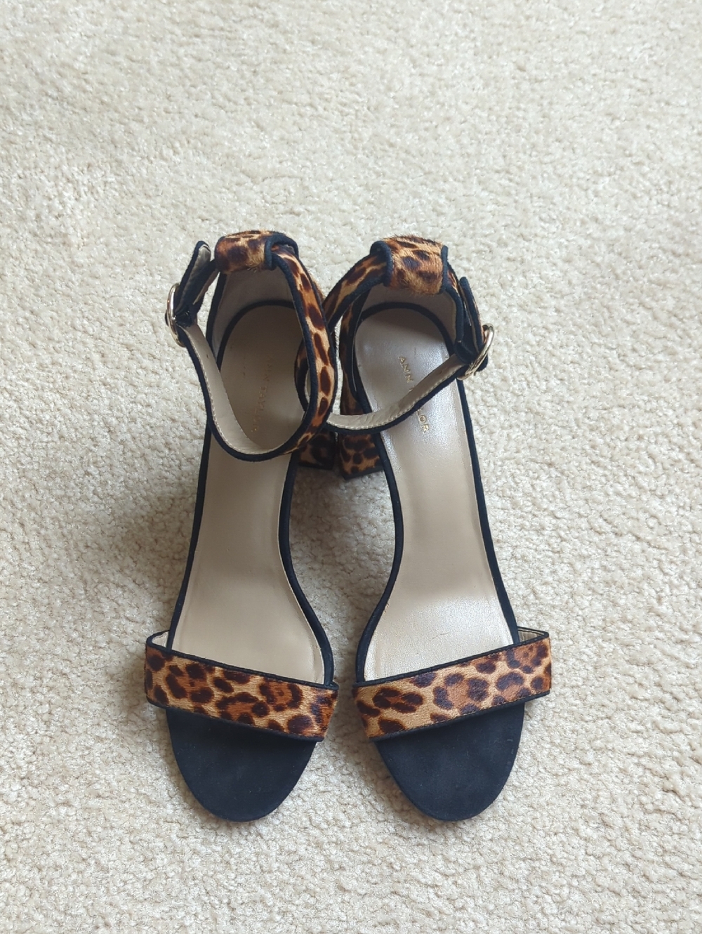Furry Cute Leopard Ann Taylor Heels
